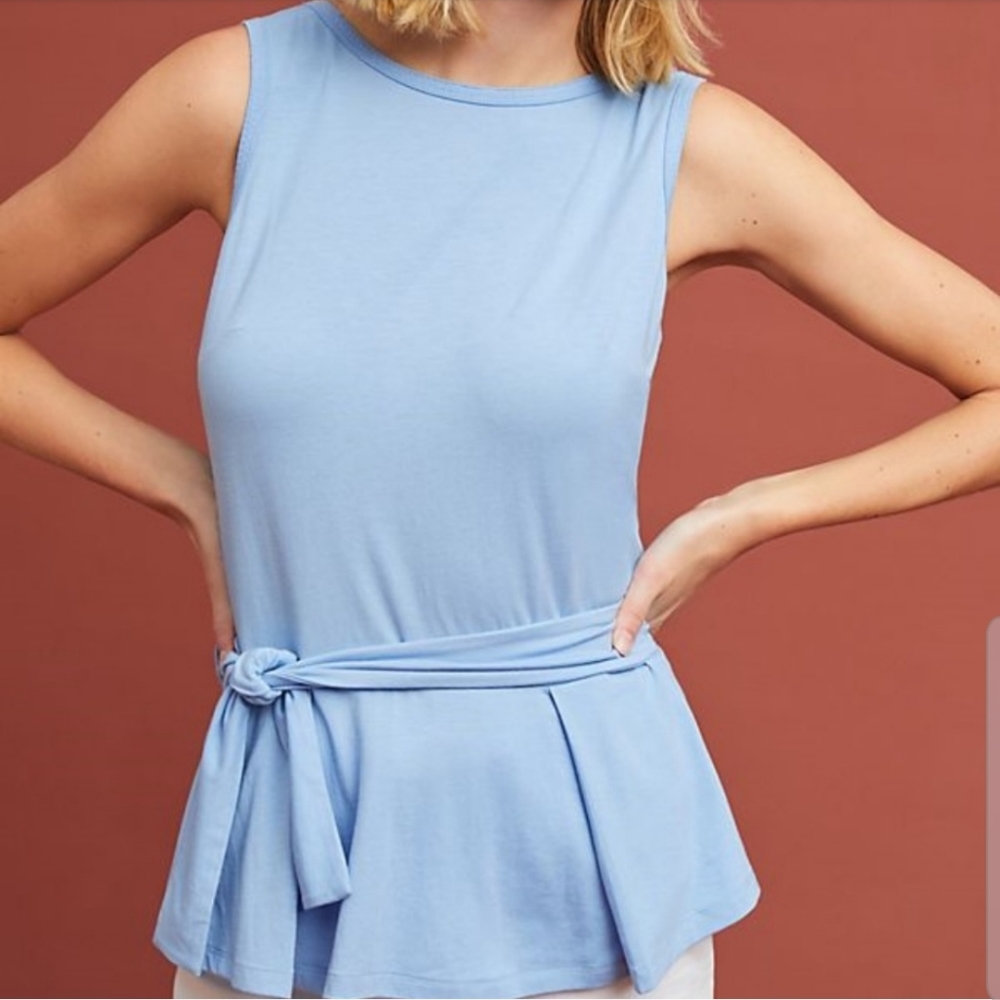 New Anthro Norwhich Tied Tank